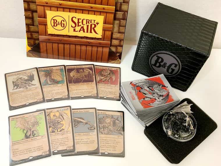 MTG】SecretLairとB&Gコラボ「HERE BE DRAGONS」を開封レビュー｜CUBE