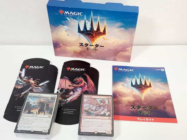 MTG】スターターキット2023を開封してみた！特典のデッキケースもGET