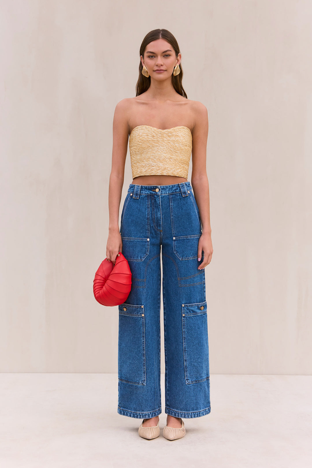 JACIRA TOP - NATURAL RAFFIA – CULT GAIA