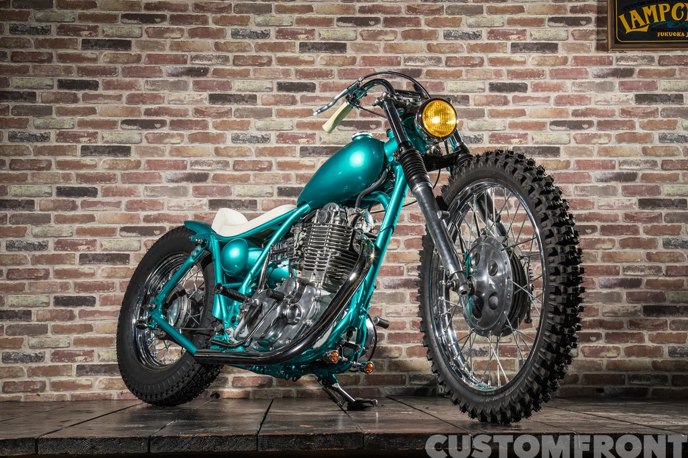 ヤマハ SR400のラジカルリジッドチョッパー1997年式・ランプサイクル