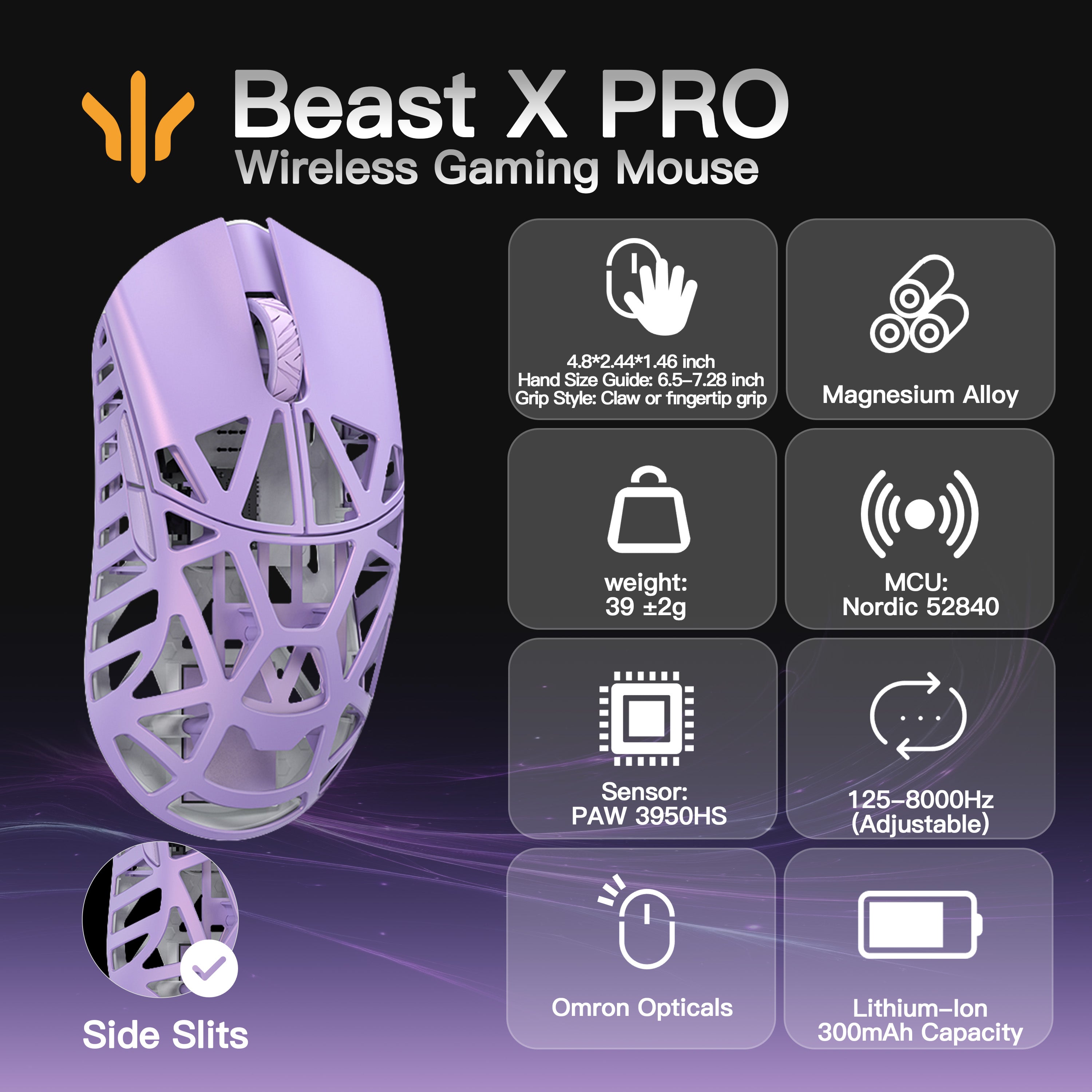 WLMOUSE Beast X Pro Gaming Mouse – CutiePCS