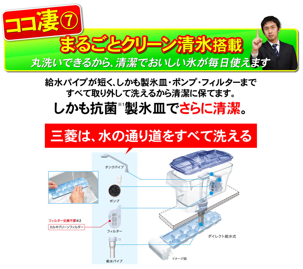 三菱冷蔵庫MR-RX46C、設置込みで驚愕価格｜東京 神奈川 冷蔵庫専門店