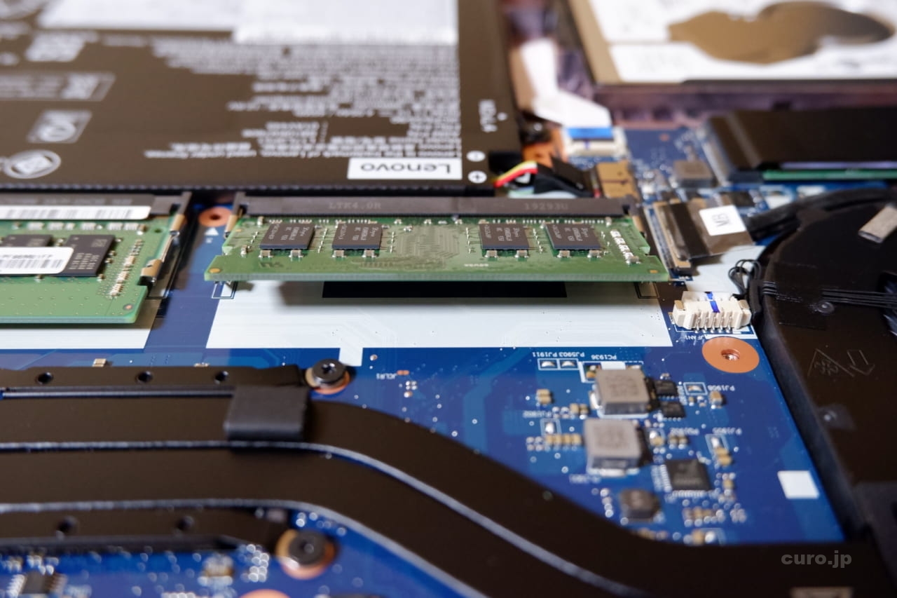 ThinkPad E595 メモリ増設でデュアルチャネル化！ノートパソコンでも