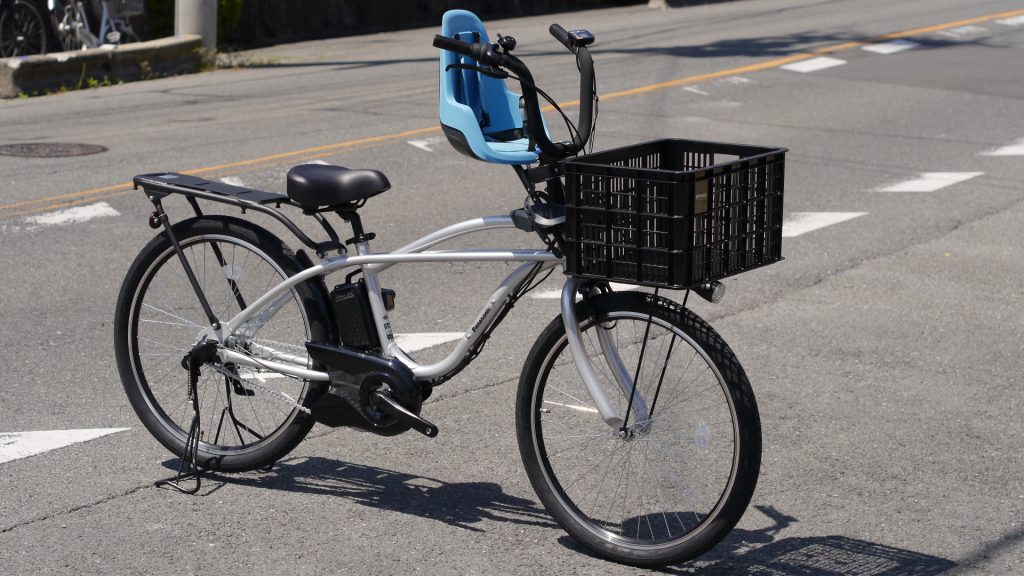 Panasonic BP02 に チャイルドシート[BOBIKE]ボバイク取付ました