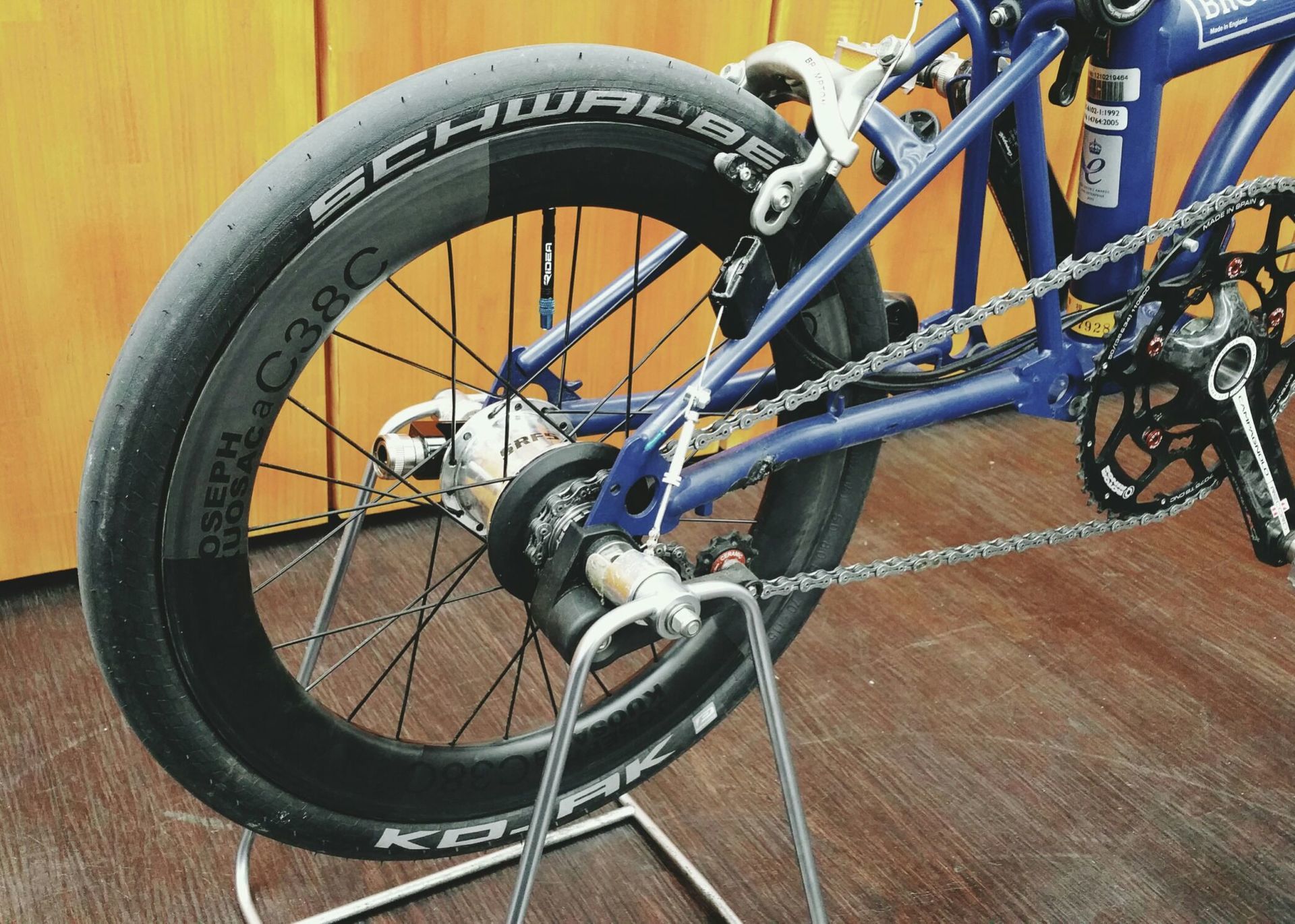 BROMPTON用に【カーボンホイール】を組ませて頂きました。: サイクル