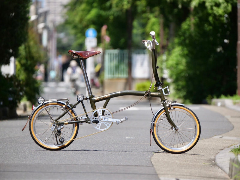 BROMPTON xカスタム】Barbourモデルをフルカスタム！