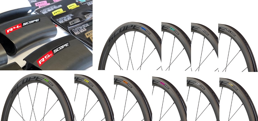 SCOPE（スコープ）ホイール｜カスタムデカールについて｜CYCLE PINE