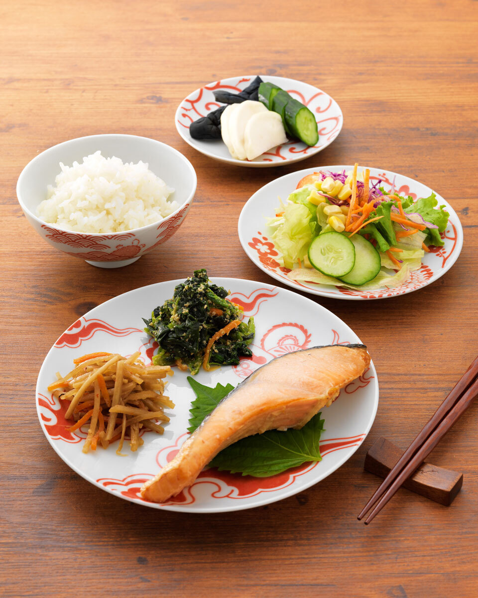 波佐見焼 茶碗【鶴・赤】 | 堀江陶器 | DCTgarden SHOPPING MALL