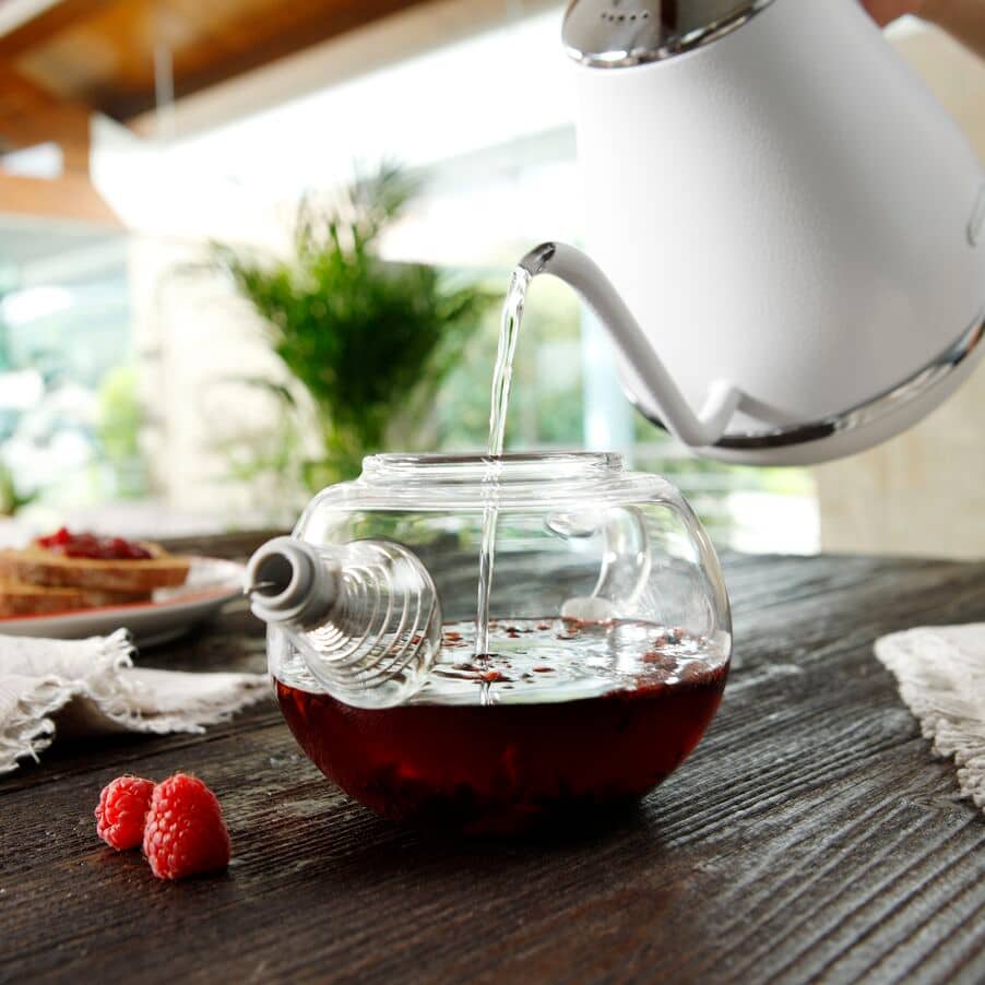 アイコナ 電気カフェケトル ピースフルホワイト KBOE1220J-W | De