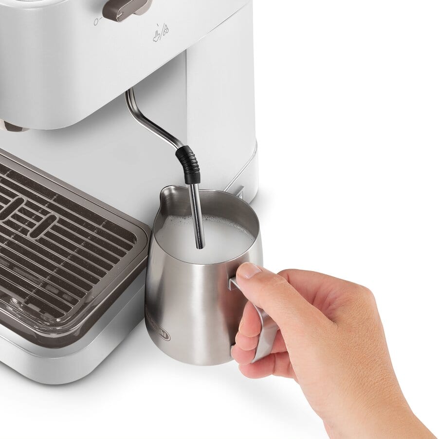 スティローザ エスプレッソ・カプチーノメーカー ホワイト EC235J-W