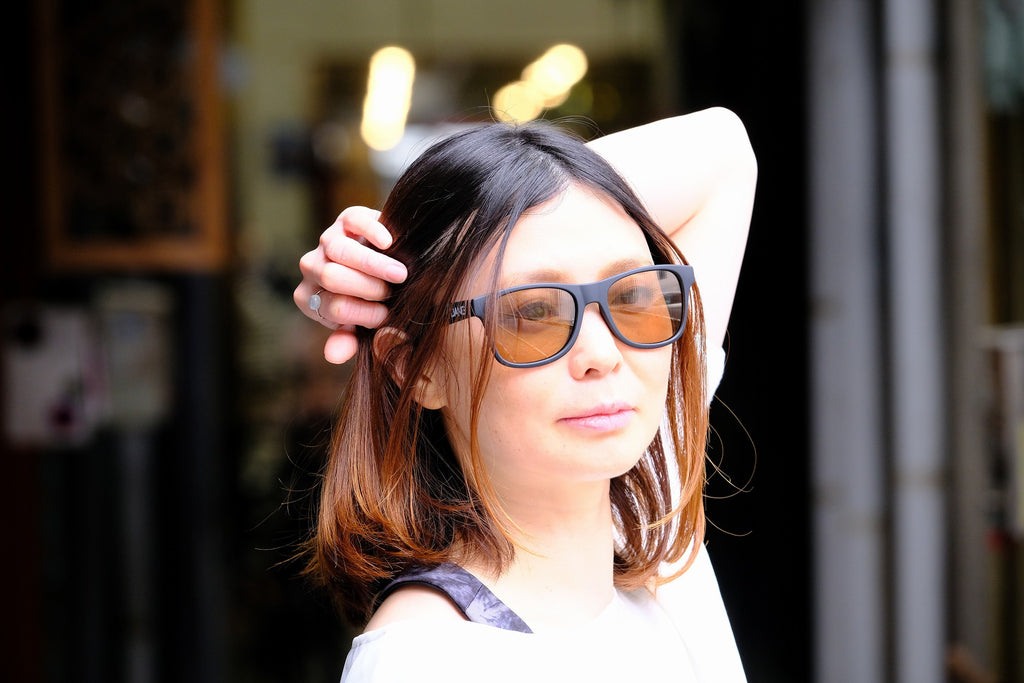 LOCO ブラック x ライトアンバー 日本製プレミアムレンズ(防曇偏光