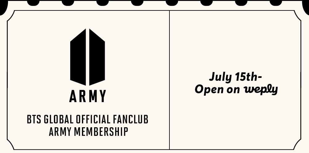 BTS ファンクラブ「ARMY」常時募集..いつでも特典が受けられる