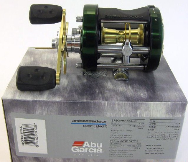 送料無料】新品未使用！日本未発売！ABU GARCIA 6600C5 MAG X