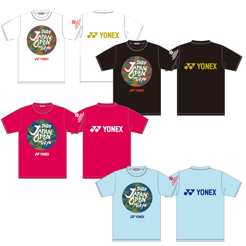 ヨネックス 2022年ジャパンオープンメインTシャツ ヨネックス大会公式