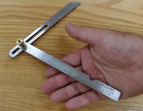 大工道具のステン自由スコヤ