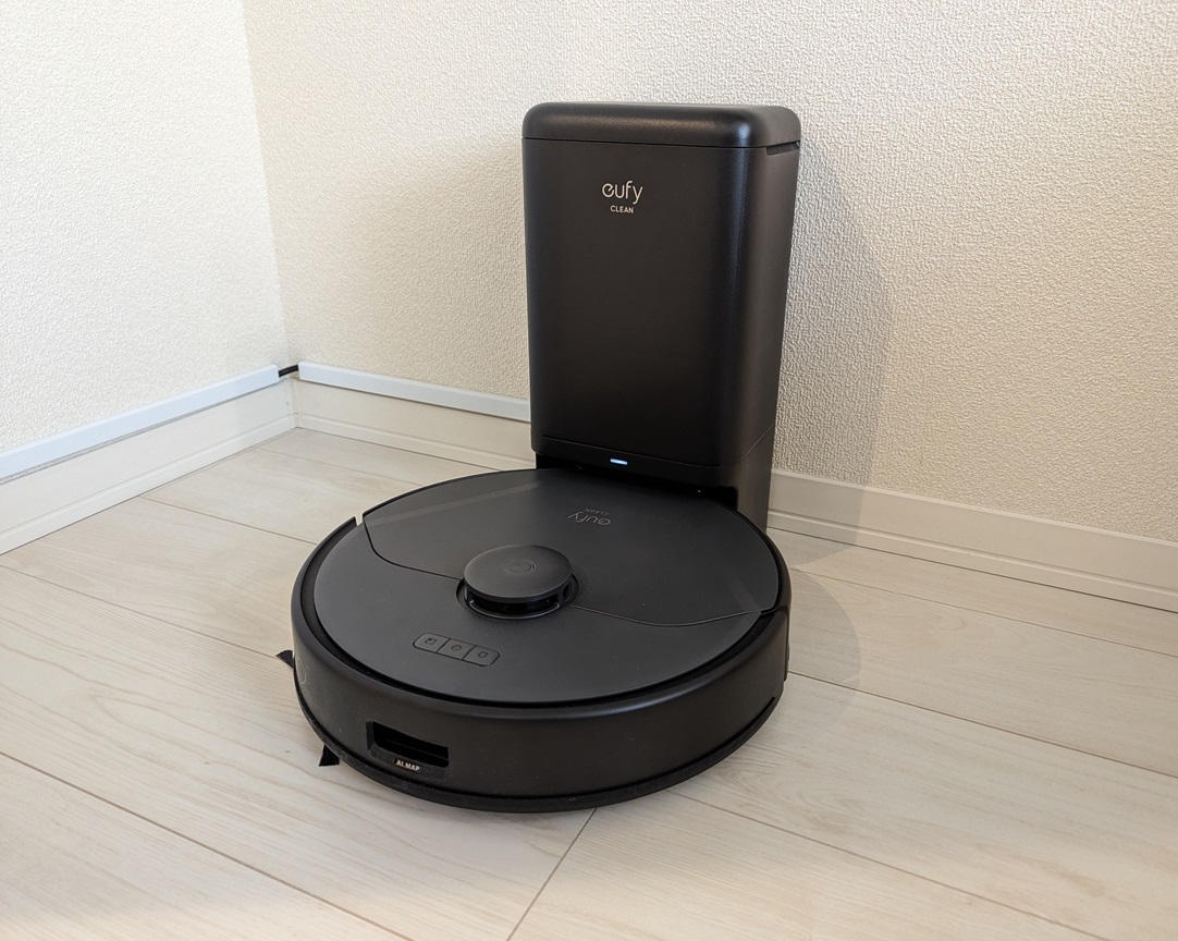 時短】ロボット掃除機 Anker Eufy Clean X8 Pro with Self-Empty
