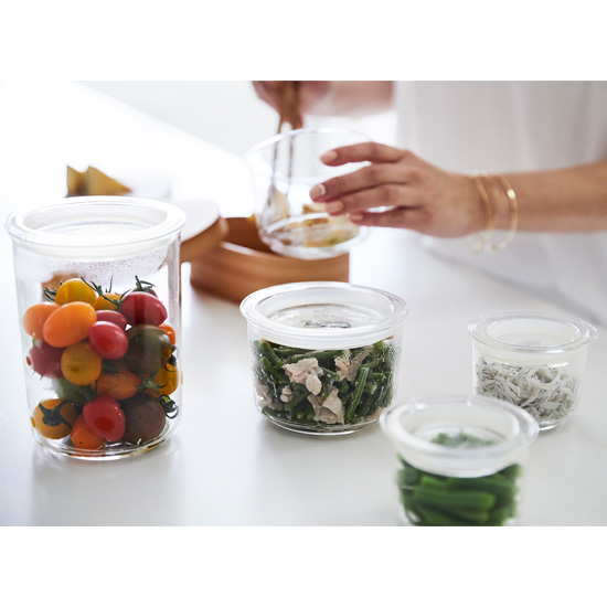 Wako's Room]CAST ガラスキャニスターL 浅型 | KOBUNSHA SELECT SHOP