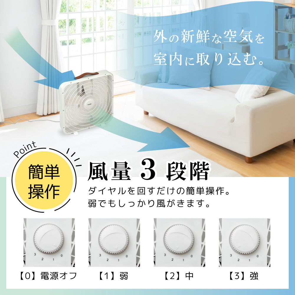 大風量スリム扇風機「Crazy Fan 3」 | 【公式】サンコー通販サイト