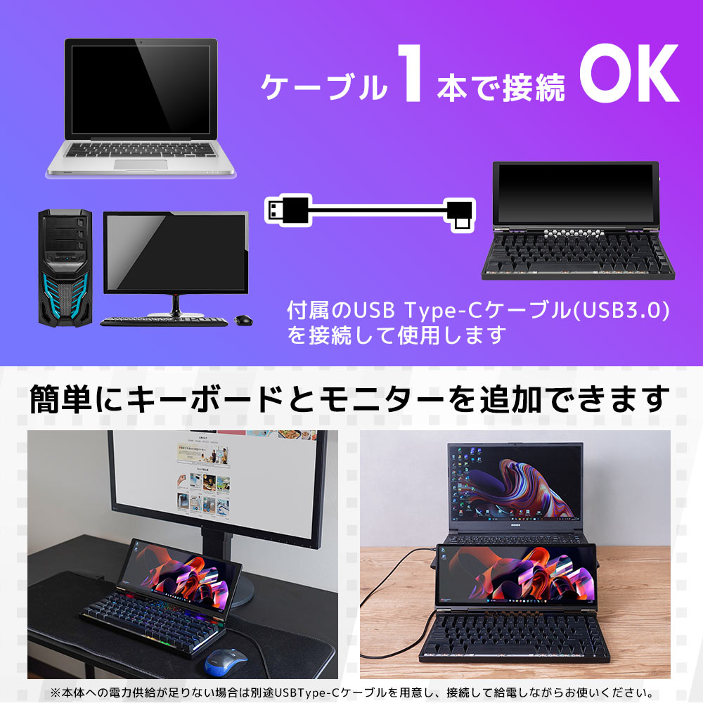 10インチモニター搭載メカニカルキーボード | 【公式】サンコー通販サイト