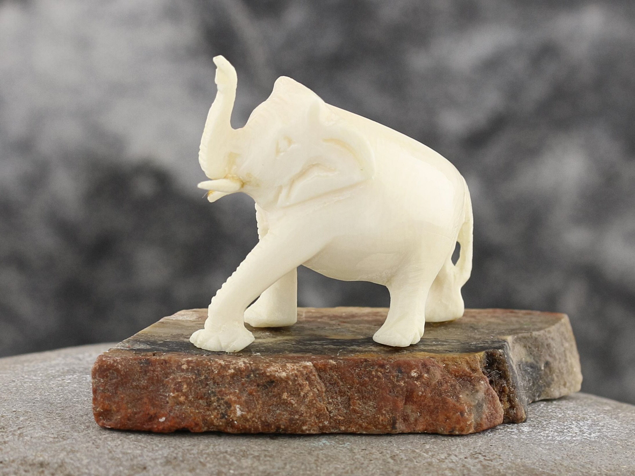 Strolling Elephant Ivory Netsuke – David's Antiques & Jewelry