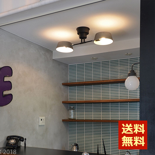 照明 LC10909 エルックス 2灯シーリングライト カピエンテ 全2カラー