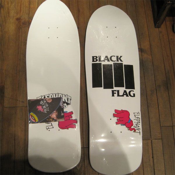 BLACK FLAG スケートデッキ BARS (Elephant Skateboards) | 45REVOLUTION