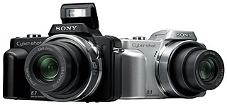 ソニー、10倍ズームの「サイバーショット DSC-H3」