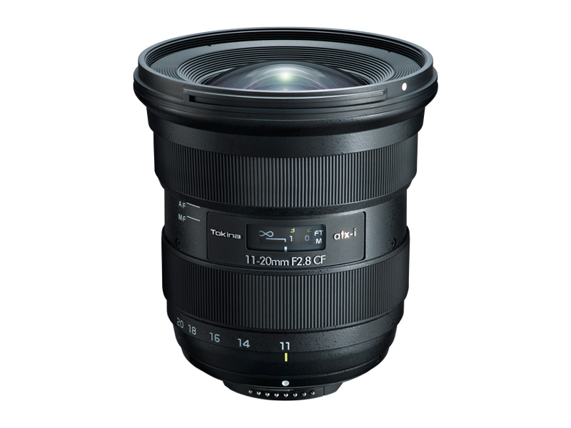 トキナー、APS-C一眼レフ用の大口径広角ズーム「atx-i 11-20mm F2.8 CF
