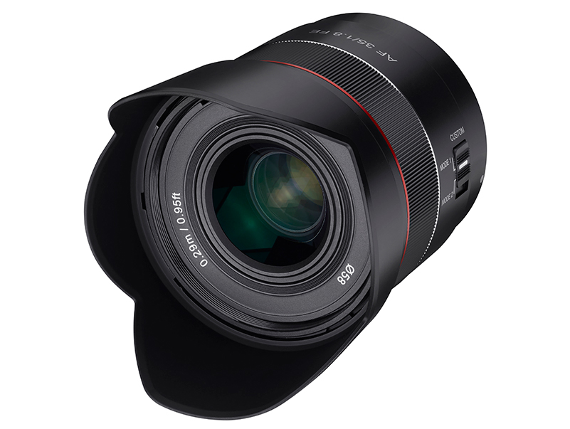 サムヤン、ソニーEマウント用の「AF 35mm F1.8 FE」。税込約5万円