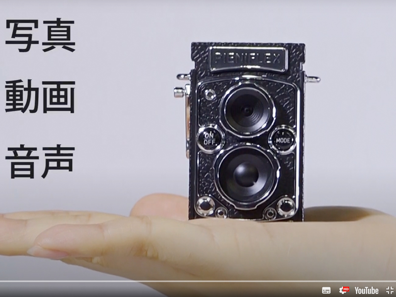 ケンコー・トキナー、手のひらサイズの二眼レフ風デジタルカメラ