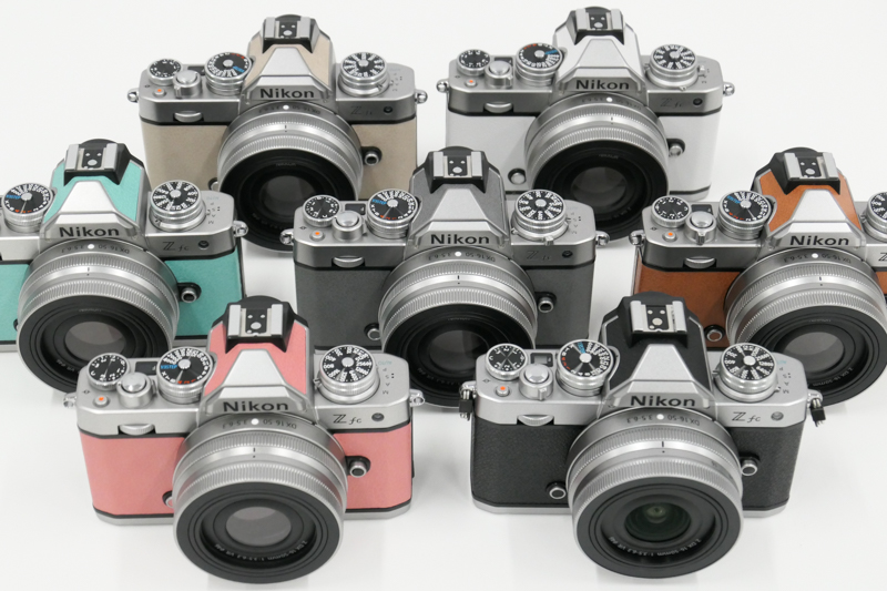 ニコン Z fcの擬革張り替えが1回無料の「プレミアムエクステリア張替