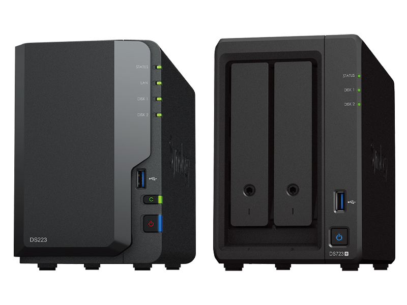 アスク、Synologyの2ベイNASキット2製品。初心者向けガイドブックを同
