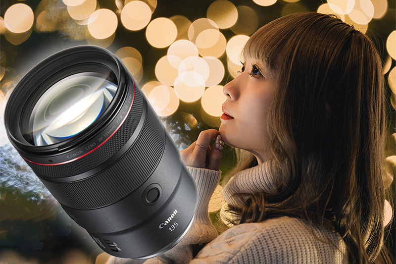 RF135mm F1.8 L IS USM」のボケ味で奏でる輝きポートレート - デジカメ
