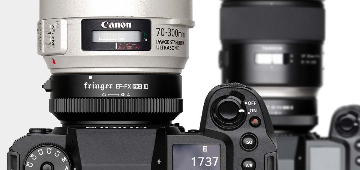 Fringer、キヤノンEF→富士フイルムX用の電子マウントアダプター