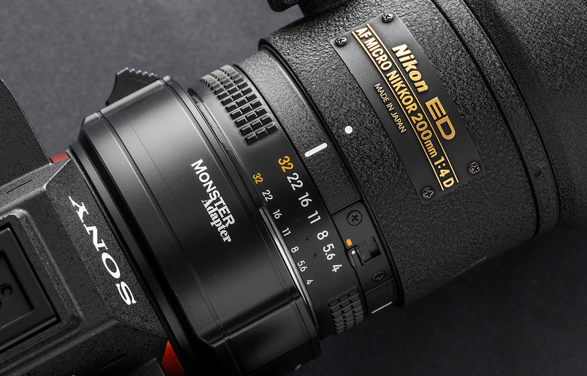 MonsterAdapter、ニコンF→ソニーEの電子マウントアダプターを発売
