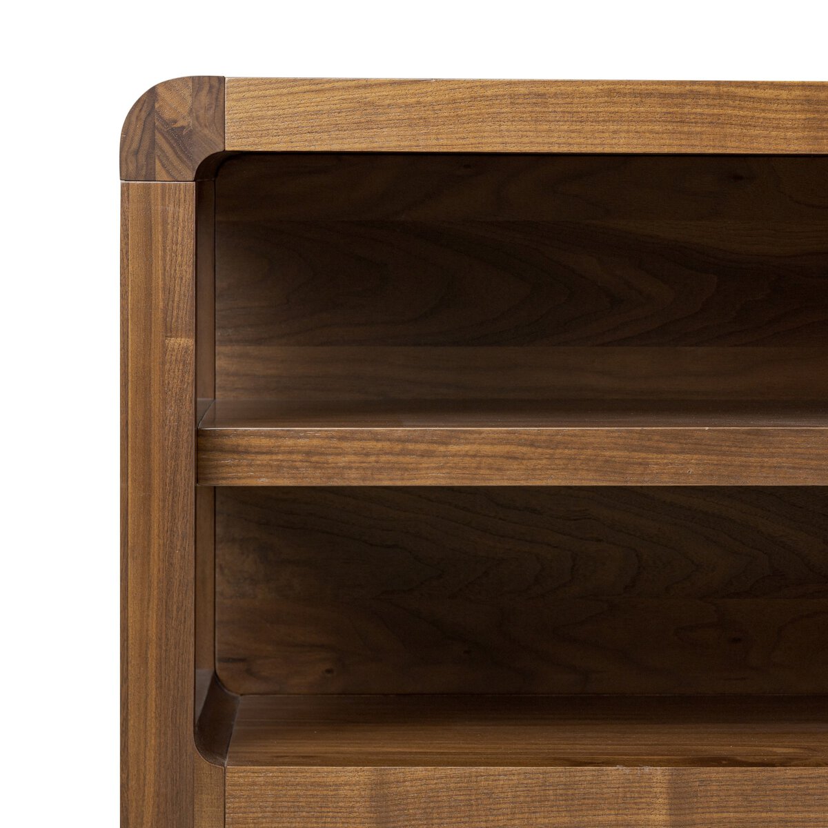 Hawkes Console Table Dark Walnut Veneer Four Hands