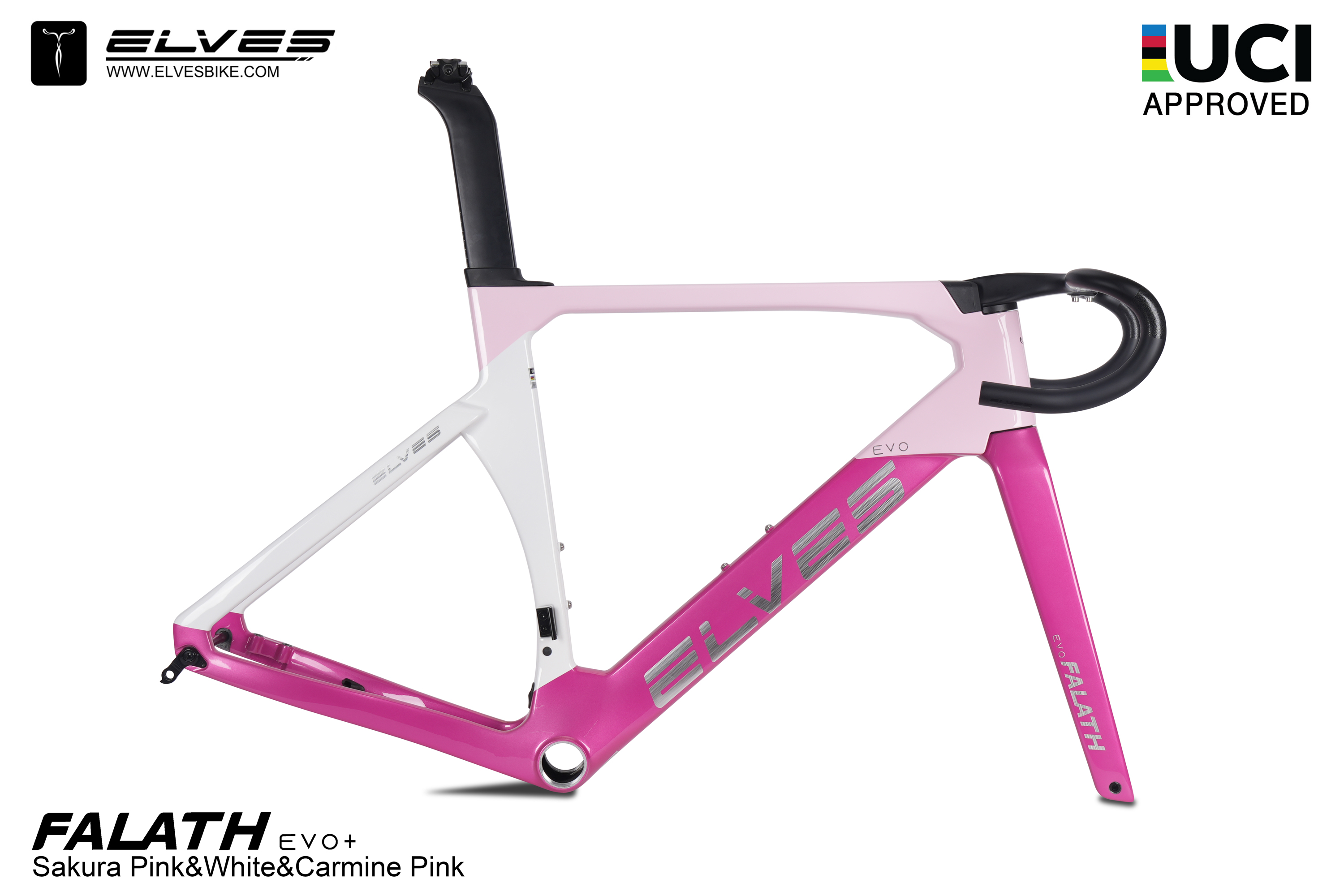 UCI Approved! ELVES Falath EVO Carbon Road Disc Framesets UCI Approved