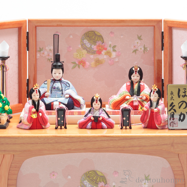 東京久月 木目込人形 ほのか 親王平飾り・頭 杉田明十志 原作・木目込