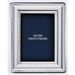送料無料】 銀製 フォトフレーム ツイスト M / 写真立て フォト