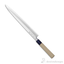 送料無料】 和包丁 堺菊守 銀3（水牛柄） 身卸し 300mm 1本 名入れ