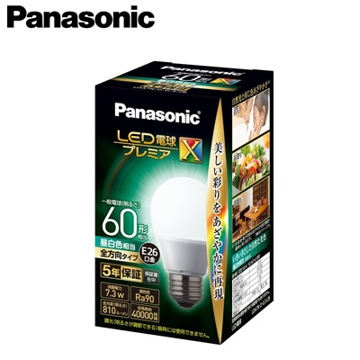 LDA7NDGSZ6F-pana | ランプ | LDA7N-D-G/S/Z6/FLED電球プレミアX 一般