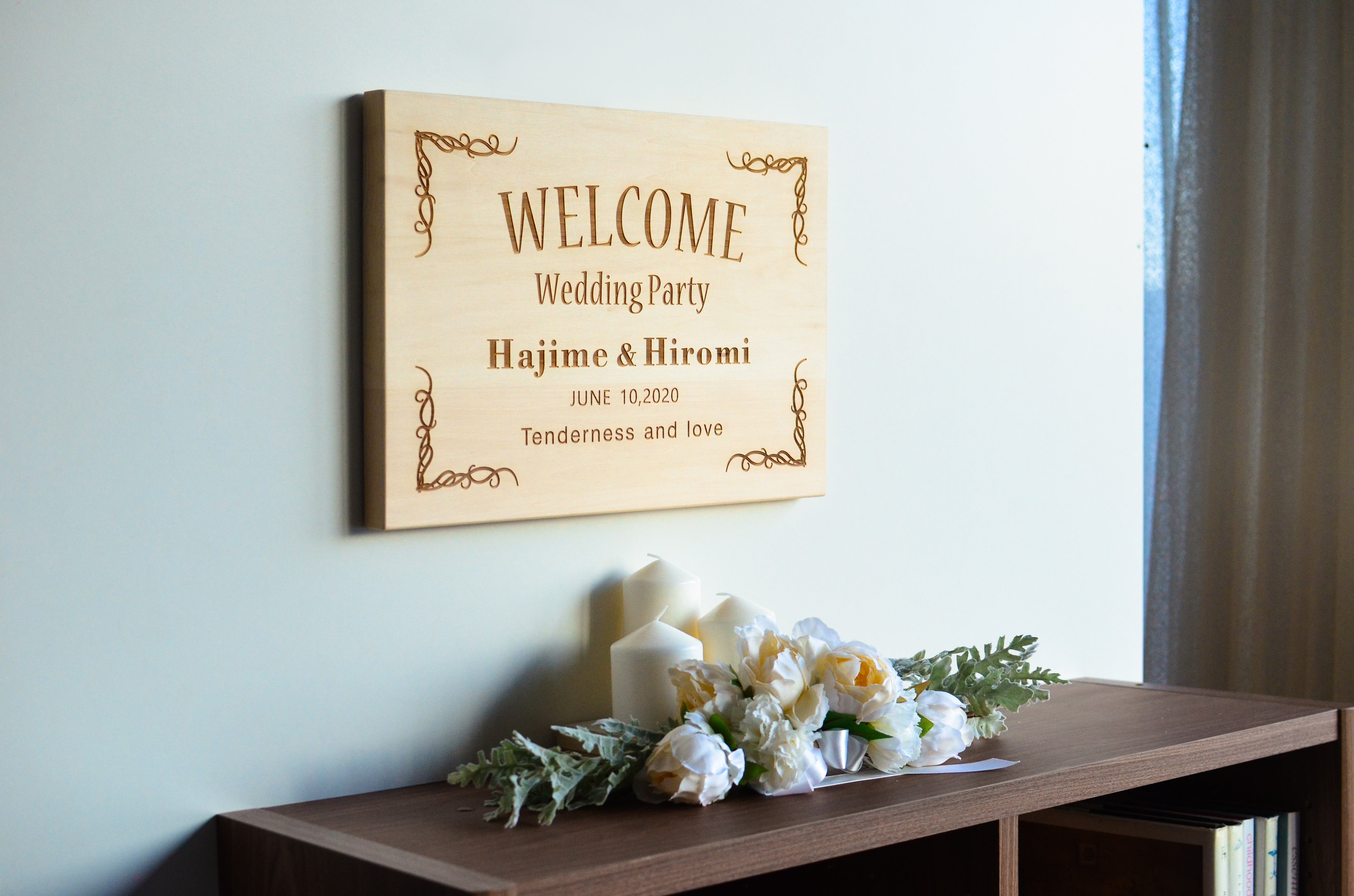 Wedding Welcome Board A3 横 A