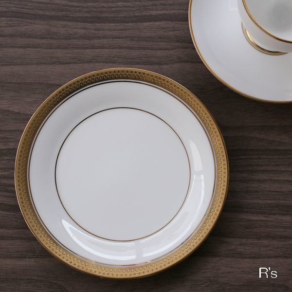 ノリタケ BALMORAL バルモラル 16cmプレート ケーキ皿 4019 金彩 未