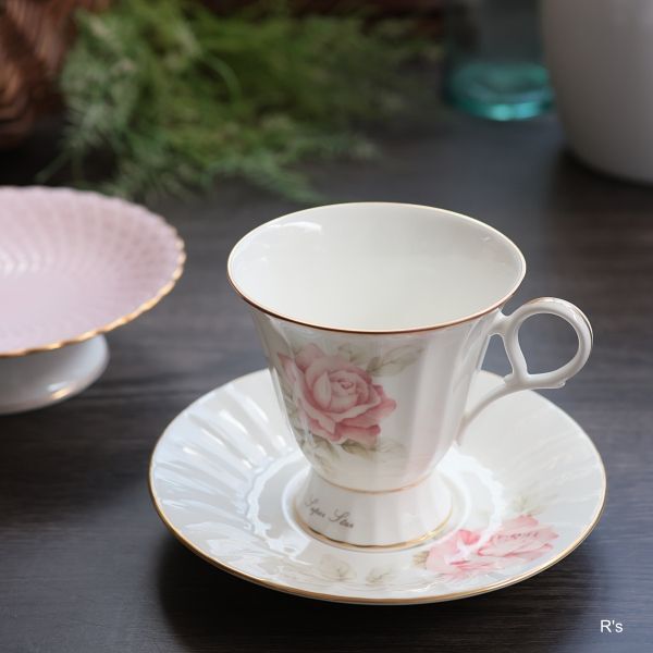 ノリタケ スタジオコレクション カップ＆ソーサー AVON '87ローズ