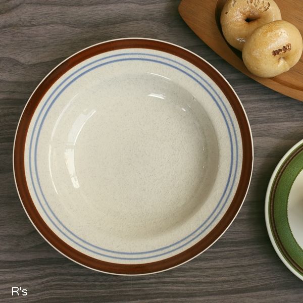 Sango 三郷陶器 深皿 Country Song ブルーダブルライン 未使用品