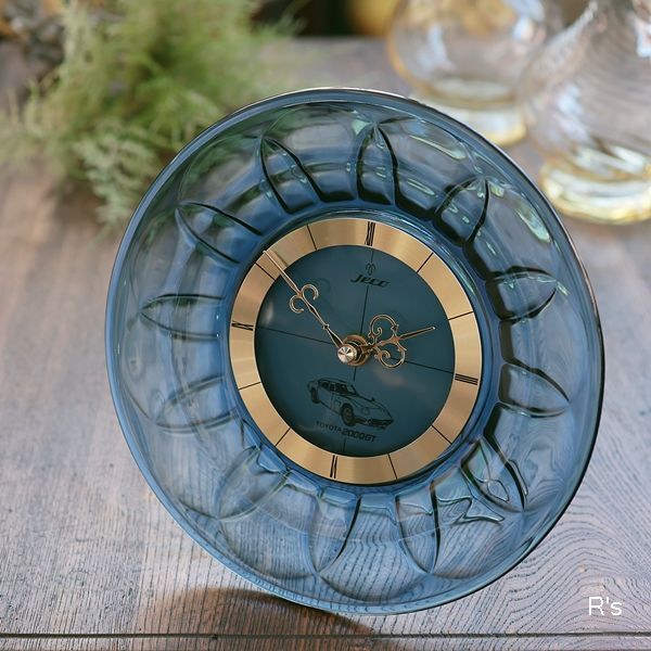 TOYOTA 2000GT JECO ガラス皿クォーツ時計 ノリタケクリスタル