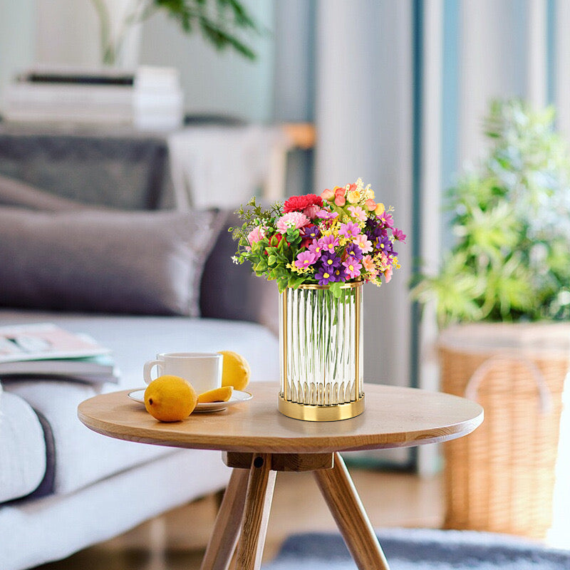 ゴールドラインフラワーベース – Deco & Room