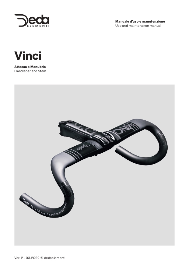 Vinci bike stem with DCR