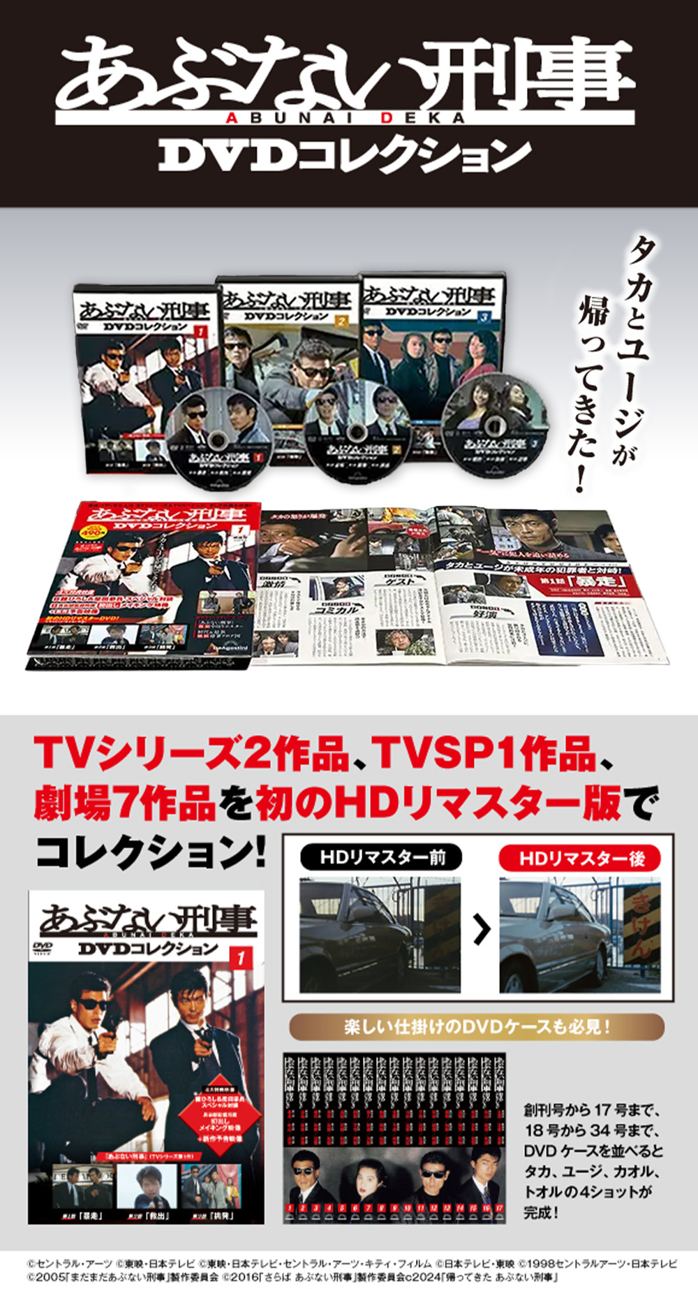 あぶない刑事DVDコレクション【全34号】セット | デアゴスティーニ公式
