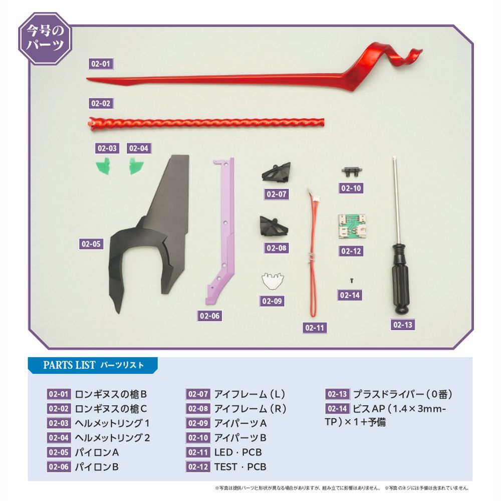 エヴァンゲリオン初号機をつくる 2号パーツセット | デアゴスティーニ公式